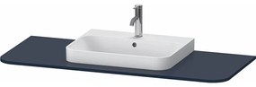 DURAVIT Happy D.2 Plus doska pre skrinku pod umývadlo (s jedným výrezom v strede), 1300 x 550 x 16 mm, nočná modrá matná lakovaná, HP031KM9898