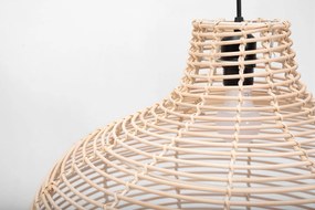 Toolight Toolight, prírodné závesné svietidlo 1xE27 APP985-1CP BIG, hnedá-čierna, OSW-01044