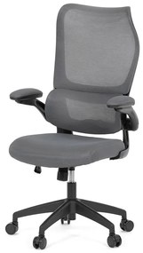 Autronic BONTEC Kancelárska stolička, hojdací mechanizmus, čierna sieťovina, KA-C808 BK Farba: Šedá