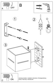 Nástenné svietidlo LOBO 1xG9/40W/230V biela