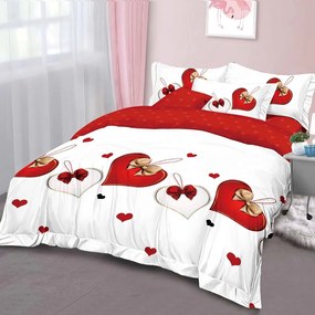Bavlnené posteľné obliečky 3-dielne Love DL65422