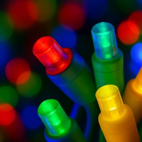 Vianočné svetielka LED záclona FLASH multicolor 300 LED