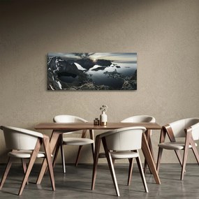 Obraz - Nórske pohorie (120x50 cm)