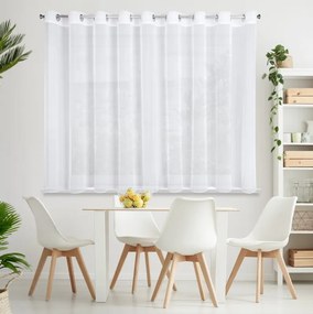 ZÁCLONA MIREA 350 X 150 CM BIELA