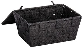 Čierny košík s vekom Wenko Adria