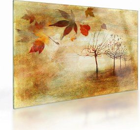 Sklenený obraz - Jesenná nálada (70x50 cm)