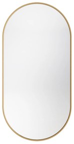 Oválné zrcadlo Luna 45 cm zlaté