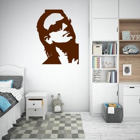 Veselá Stena Samolepka Bono Vox (U2) Farba: hnedá, Veľkosť: 100 x 77 cm