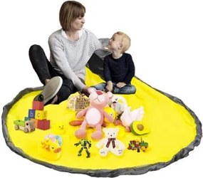 KRUZZEL Kôš na hračky s podložkou na hranie - Kruzzel