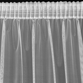 ZÁCLONA NA PÁSKE NEL 300X145 CM BIELA