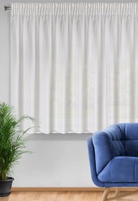 ZÁCLONA NA PÁSKE SIBEL 300X150 CM BIELA