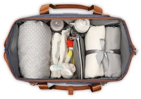 Lionelo - Prebaľovacia taška na kočík IDA Blue Denim