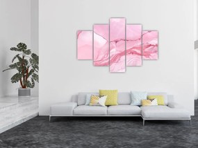 Obraz - Ružový mramor (150x105 cm)