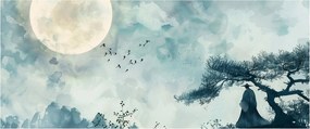 Obraz - Maľba splnu (120x50 cm)