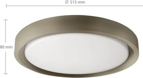 Brilagi -LED Stmievateľné svietidlo MATTEO LED/60W/230V 3000-6500K priemer 51,5 cm taupe+diaľkový ovládač