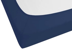 Biberna Napínacia plachta (námornícka modrá, 140 – 160 x 200 cm)  (100226989)