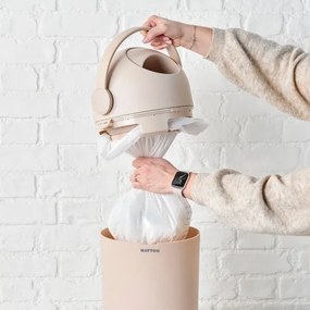 Nattou - Kôš na plienky a prebaľovacia podložka SOFTY 50x70 cm béžová