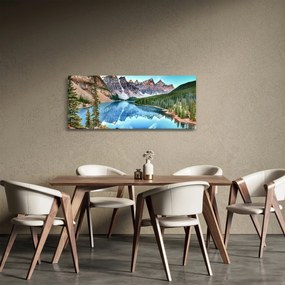 Obraz - Moraine lake (120x50 cm)
