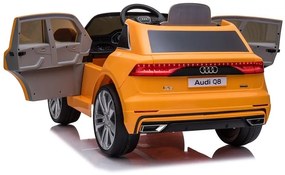 LEAN CARS ELEKTRICKÉ AUTÍČKO Q8 - NELAKOVANÉ - ŽLTÉ - 2x45W MOTOR - 1x12V4,5Ah BATÉRIA - 2021