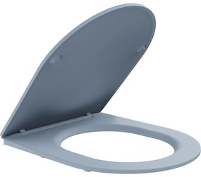 Mexen Lena, Rico, WC sedadlo s jemným zatváraním, duroplast, svetlá modrá matná, 39740069