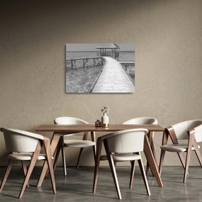Sklenený obraz - Maledivy (70x50 cm)