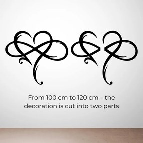 Drevený obraz na stenu - symbol lásky | SENTOP HDF0389