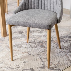 Čalouněná jídelní židle TORINO šedá