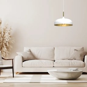 Brilagi - Luster na lanku ABRAHAM 1xE27/60W/230V pr. 35 cm biela