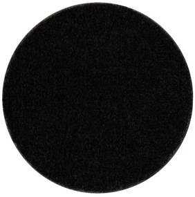 Kúpeľňový koberček SANTA čierny kruh