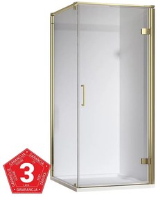 Sprchový kút MAJA 90X90X190 GOLD