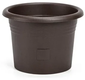 Plastia Samozavlažovací květináč Narza pr. 50 cm, čokoláda, pr. 50 cm