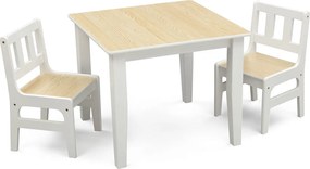 Detský stôl so stoličkami Natural