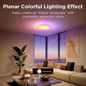 Govee - LED RGBIC Stmievateľné stropné svietidlo LED/49W/230V 2700-6500K Wi-Fi