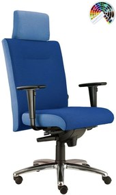 Záťažová kancelárska stolička NONSTOP 24/7 čalúnenie CURA, LUCKY