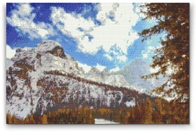 Gario Diamantové maľovanie Monte Civetta, Dolomity 2 Rozmery: 60 x 40 cm, Rámovanie: S vnútorným rámom, Diamanty: Štvorcové