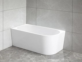 Aqualine Aqualine, TIBERA L rohová stojaca vaňa 140x70cm, biela, E1066