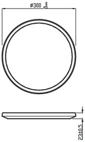 Philips - LED Stmievateľné kúpeľňové svietidlo SCENE SWITCH LED/18W/230V IP44