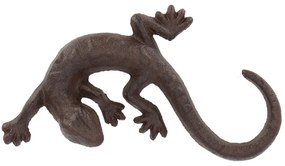 Záhradná liatinová figúrka Lia, 18 cm, hnedá