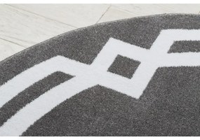 Koberec HAMPTON Lux kruh sivý