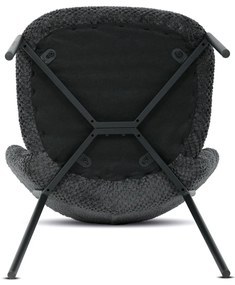 Súprava jedálenských stoličiek Bouclé CT-W1077GREY2, 4 ks