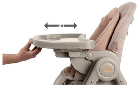 Maxi-Cosi - Detská jedálenská stolička MINLA PLUS béžová/ružová