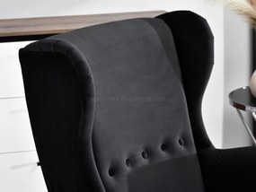 Relaxačné kreslo Margis (čierna). Akcia -20%. Vlastná spoľahlivá doprava až k Vám domov. 1136029