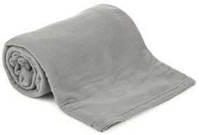 Jahu Fleecová deka UNI sivá, 150 x 200 cm