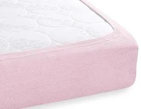 Froté napínacie prestieradlo FR-032 Púdrovo ružová 180 x 220 - výška 20 cm