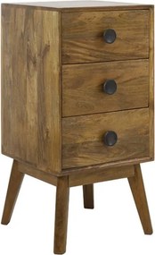 Drevená nízka komoda Espita so šuplíkmi - 40*40*80cm