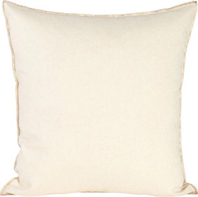 DEKORAČNÁ OBLIEČKA NA VANKÚŠ LEN4 45X45 CM KRÉMOVÁ