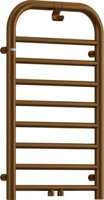 Deante Silia, vykurovacie teleso 850x500 mm, 335W, brúsený bronz, DEA-AGI_CG31