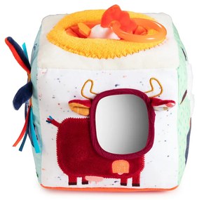 Lilliputiens - textilná kocka s aktivitami a prekvapením - Farma