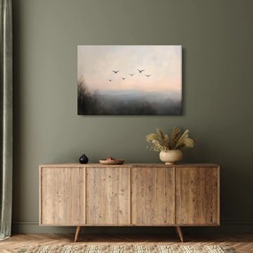 Obraz - Hejno vtákov (90x60 cm)