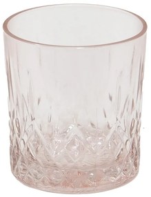 Ružový nápojový pohár Water Pink - Ø 8*9 cm / 300 ml